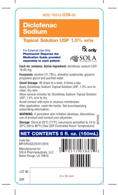 Label (267405 Diclofenac Sodium 150ml Label Final Copy 2)